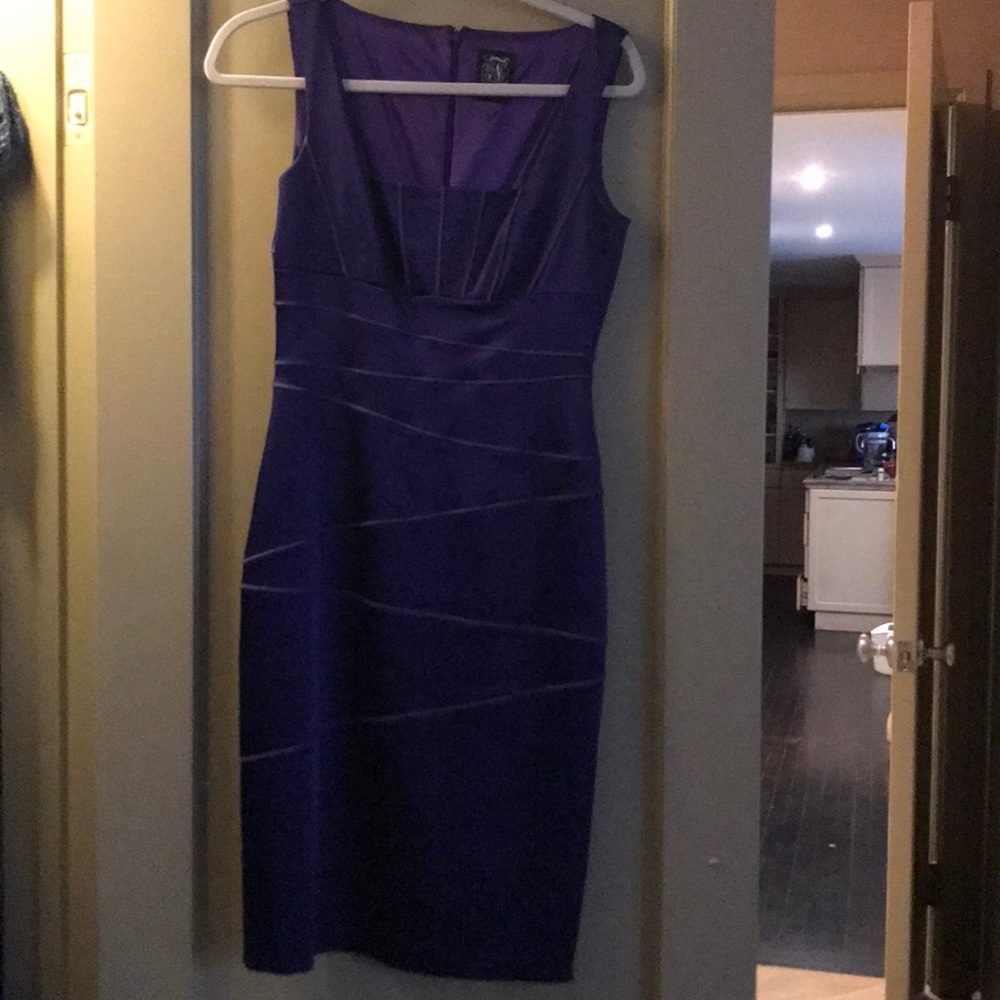 JAX purple cocktail dress